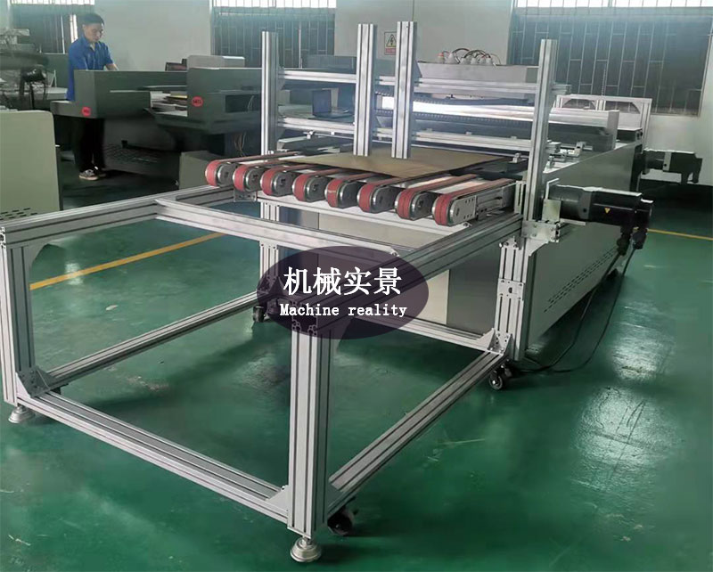 紙箱無版印刷機設備實拍，紙箱數(shù)碼印刷機廠家實拍機械。