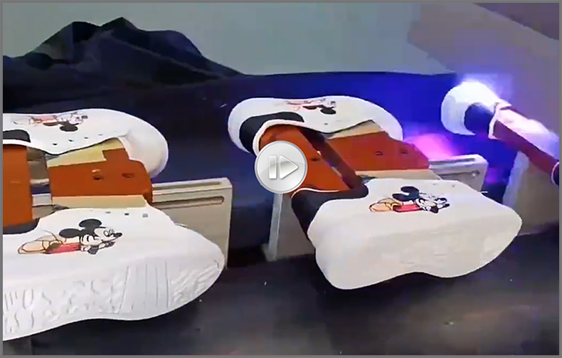 鞋子打印圖案，LR-2513高落差鞋子打印機